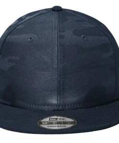 New Era 9FIFTY Camo Flat Brim Adjustable Snapback Hat Cap Blank 950 Many Colors