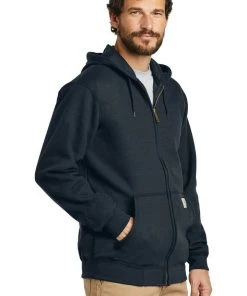 Carhartt Men's Midweight Hooded Sweatshirt Zip Front Long Sleeve Workwear Hoodie 39 Carhartt Men's Midweight Hooded Sweatshirt Zip Front Long Sleeve Workwear Hoodie