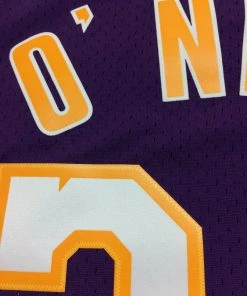 Shaquille O'Neal Los Angeles Lakers LA Mitchell & Ness NBA Authentic Jersey Shaq 16 Shaquille O'Neal Los Angeles Lakers LA Mitchell & Ness NBA Authentic Jersey Shaq