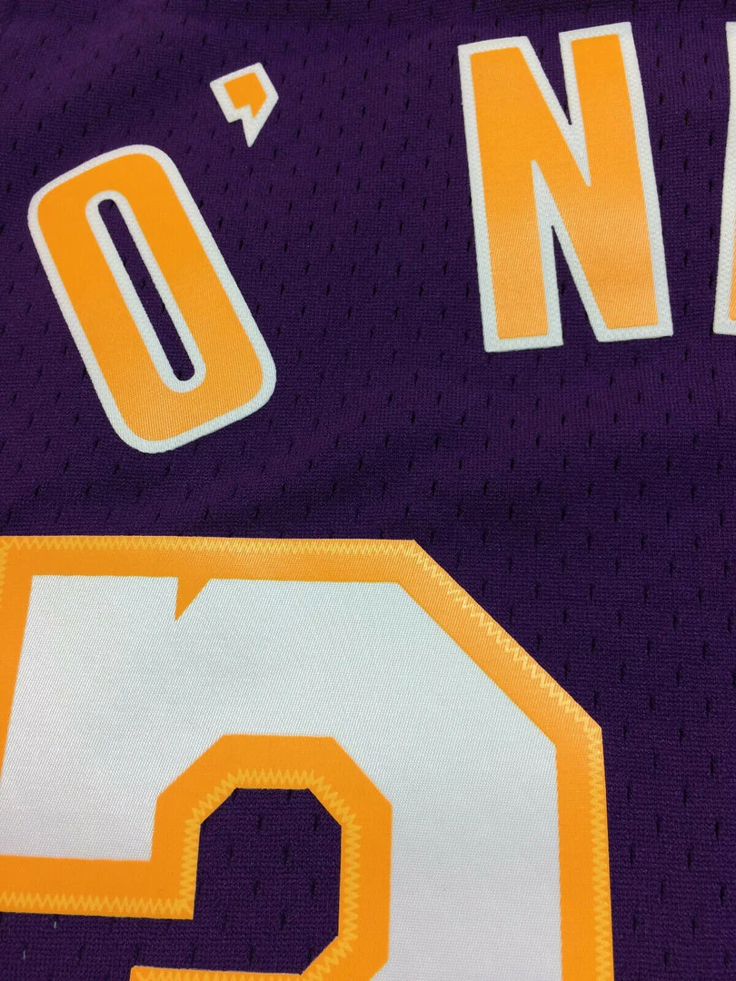 Shaquille O'Neal Los Angeles Lakers LA Mitchell & Ness NBA Authentic Jersey Shaq 5 Shaquille O'Neal Los Angeles Lakers LA Mitchell & Ness NBA Authentic Jersey Shaq