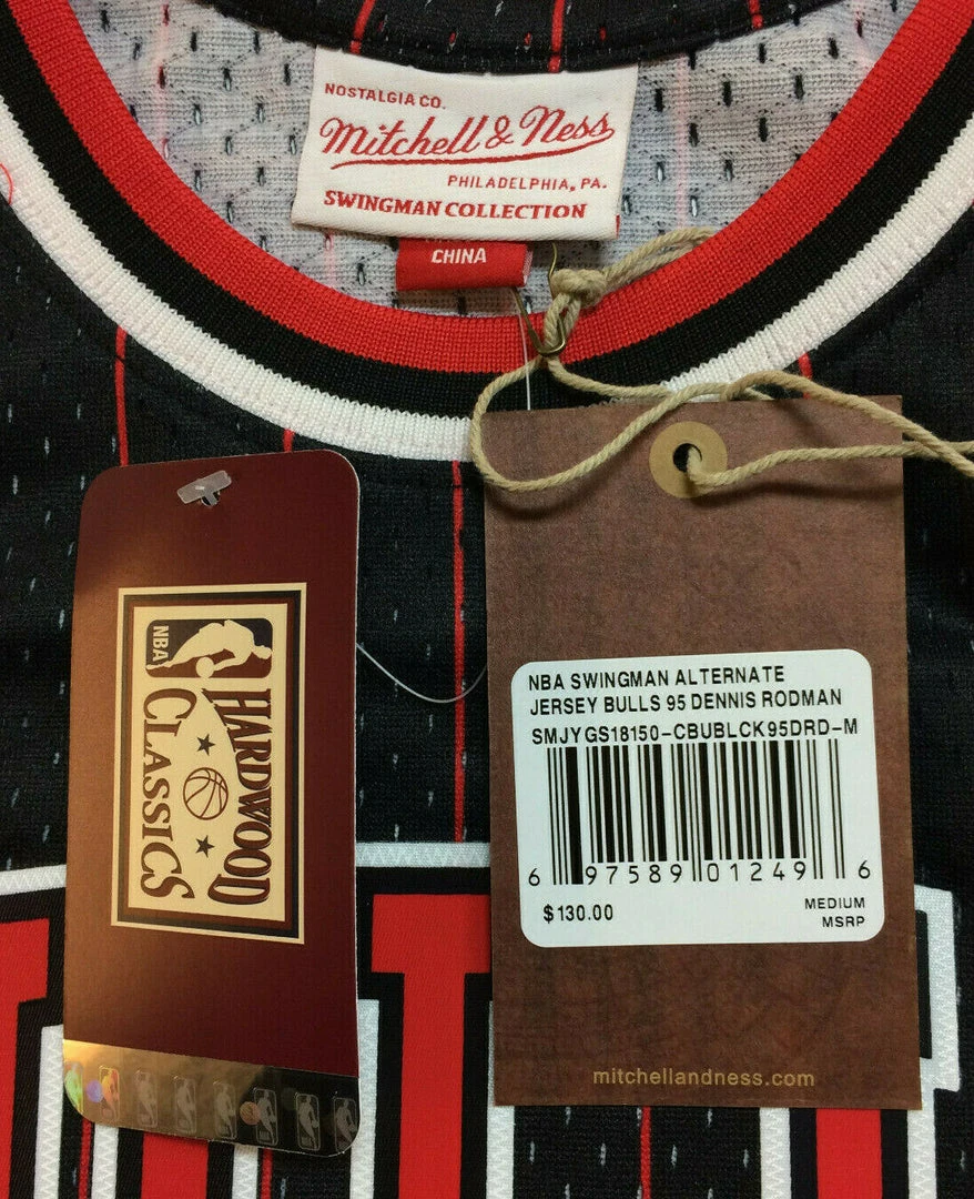 Dennis Rodman Chicago Bulls Mitchell & Ness NBA Authentic Jersey 1995-1996 10 Dennis Rodman Chicago Bulls Mitchell & Ness NBA Authentic Jersey 1995-1996