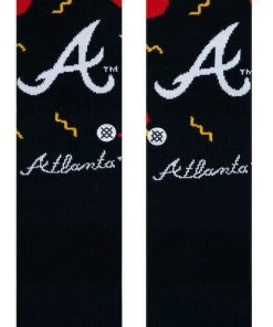 2022 Atlanta Braves Stance MLB ATL Landmark Baseball Socks Large Men's 9-13