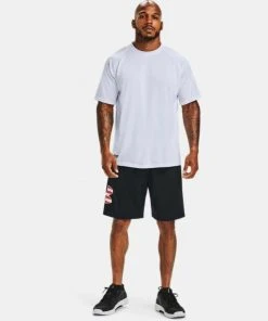 Under Armour Men's Freedom Tech Graphic Shorts 10" Casual Workout Fitness Shorts 16 Under Armour Men's Freedom Tech Graphic Shorts 10