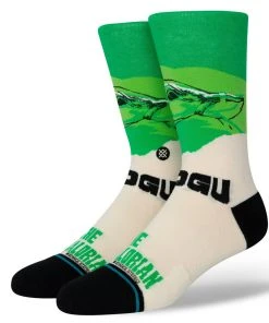 Stance X Star Wars The Mandalorian Grogu Baby Yoda West Socks Large Men's 9-13