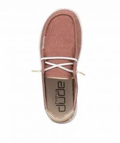 Hey Dude Shoes Hey Dude Wendy Corduroy Desert Rose Women's Lightweight Shoes Slip On Casual 11 Hey Dude Shoes Hey Dude Wendy Corduroy Desert Rose Women's Lightweight Shoes Slip On Casual