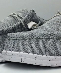 Hey Dude Wally Stretch Aggregate Lightweight Slip On Casual Comfort Men's Shoes