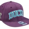 ’47 Anaheim Mighty Ducks '47 Brand NHL Snapback Adjustable Hat Cap Vintage Retro