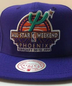1995 NBA All-Star Game Phoenix Suns Mitchell & Ness Snapback Hat Cap ASG Retro