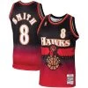 Steve Smith Atlanta Hawks #8 Mitchell & Ness NBA 1996-1997 Authentic Jersey HWC