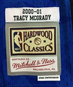 Tracy McGrady Orlando Magic Mitchell & Ness NBA Authentic Jersey 2000-2001 Blue 18 Tracy McGrady Orlando Magic Mitchell & Ness NBA Authentic Jersey 2000-2001 Blue