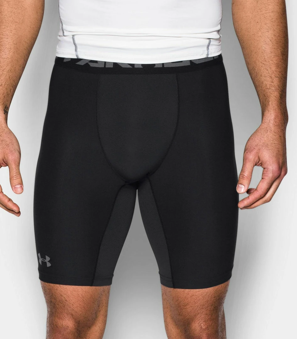 Under Armour Men's UA HeatGear Armour Long Compression Shorts Workout 9" Length 5 Under Armour Men's UA HeatGear Armour Long Compression Shorts Workout 9" Length