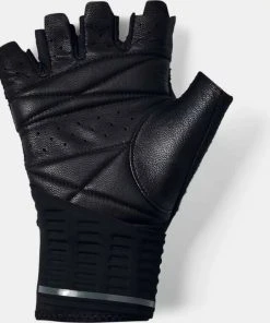 Under Armour Men's UA Weightlifting Gloves Half Finger Workout Gloves 1328621