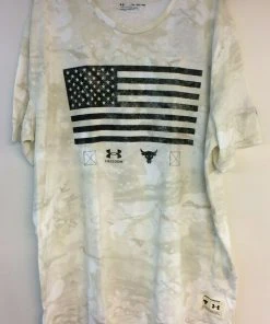 Under Armour Men's UA Project Rock Vet Day Flag T-Shirt Dwayne "Rock" Johnson