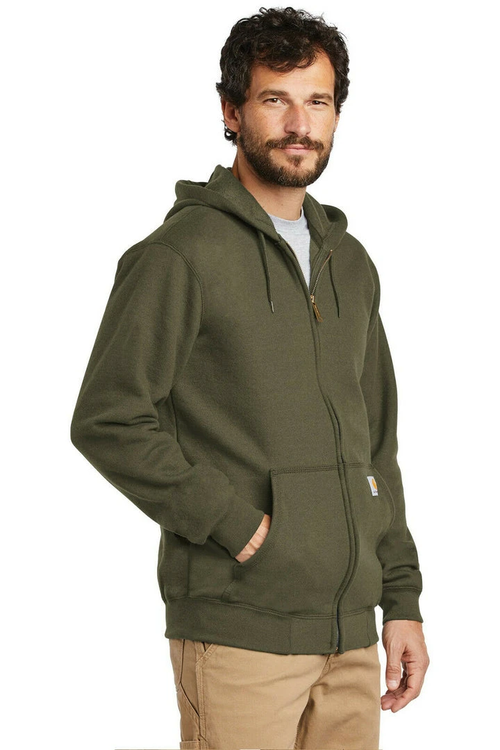 Carhartt Men's Midweight Hooded Sweatshirt Zip Front Long Sleeve Workwear Hoodie 17 Carhartt Men's Midweight Hooded Sweatshirt Zip Front Long Sleeve Workwear Hoodie