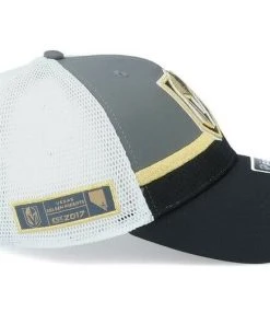 2022 Vegas Golden Knights Fanatics NHL Draft Trucker Mesh Snapback Hat Cap Hat