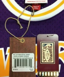 Magic Johnson Los Angeles Lakers LA Mitchell & Ness NBA Authentic Jersey Earvin