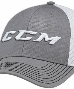 CCM Hockey Hopkins Performance Stretch Fit Flex Mesh Back Cap Hat
