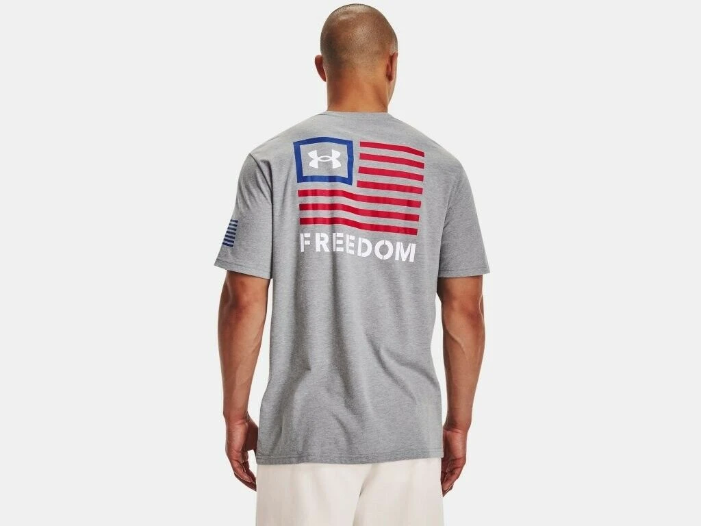 Under Armour Mens UA New Freedom Banner T Short Sleeve Graphic T-Shirt SS Tee 2 Under Armour Mens UA New Freedom Banner T Short Sleeve Graphic T-Shirt SS Tee