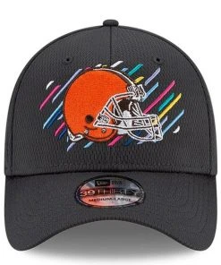2021 Cleveland Browns New Era 39THIRTY Crucial Catch Sideline On Field Cap Hat