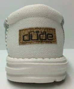 Hey Dude Wally Linen Natural White Casual Lightweight Slip On Men's Shoes Hey Dude Shoes 9 Hey Dude Wally Linen Natural White Casual Lightweight Slip On Men's Shoes Hey Dude Shoes