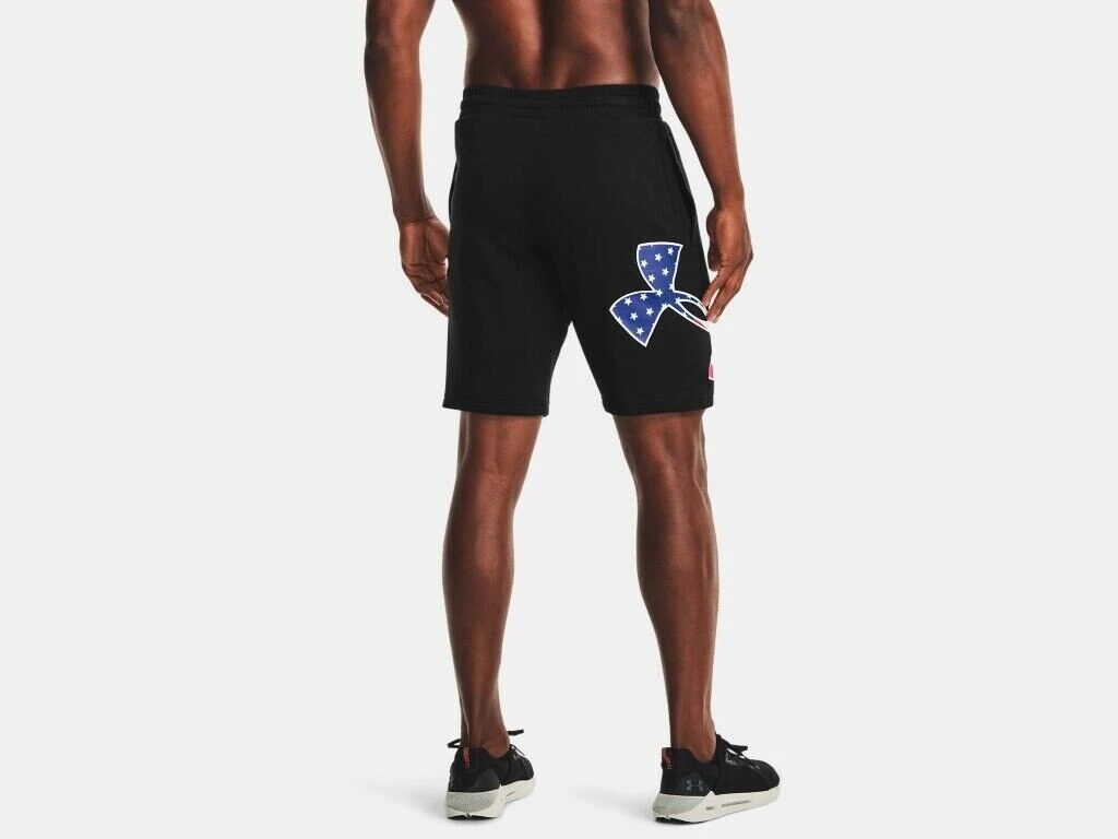 Under Armour Men's UA Freedom Rival Big Flag Logo Casual Workout Fitness Shorts 4 Under Armour Men's UA Freedom Rival Big Flag Logo Casual Workout Fitness Shorts