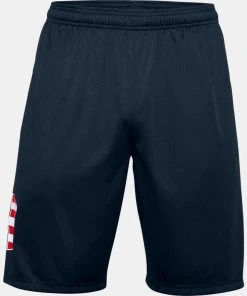 Under Armour Men's Freedom Tech Graphic Shorts 10" Casual Workout Fitness Shorts 22 Under Armour Men's Freedom Tech Graphic Shorts 10