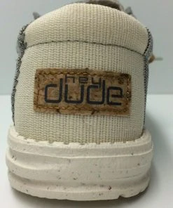 Hey Dude Wally Linen Natural Grey Casual Lightweight Comfort Slip On Men's Shoes 9 Hey Dude Wally Linen Natural Grey Casual Lightweight Comfort Slip On Men's Shoes