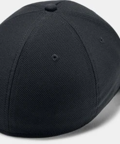 Under Armour Men's UA Blitzing Blank Stretch Fit Cap Curved Flex Hat 1325823