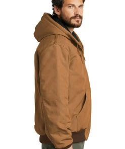 Carhartt Quilted Flannel Lined Duck Active Jacket J140 Regular/Tall Work Winter