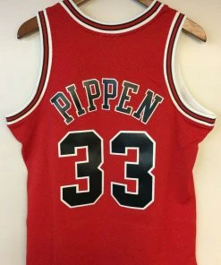 NBA Scottie Pippen Chicago Bulls Mitchell & Ness 1997-1998 Red Authentic Jersey HWC