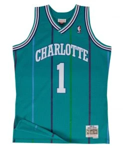 Muggsy Bogues Charlotte Hornets Mitchell & Ness NBA Authentic Jersey 1992-1993