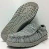 Hey Dude Wally Stretch Platinum Mix Men's Lightweight Slip On Casual Shoes Hey Dude Shoes