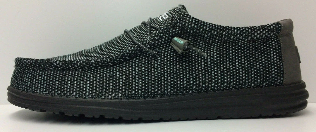 Hey Dude Wally Sox Asphalt Azur Men's Lightweight Slip On Casual Comfort Shoes Hey Dude Shoes 3 Hey Dude Wally Sox Asphalt Azur Men's Lightweight Slip On Casual Comfort Shoes Hey Dude Shoes