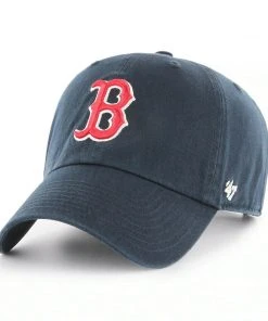’47 2022 Boston Red Sox B '47 Brand MLB Clean Up Adjustable Strapback Hat Dad Cap