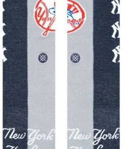 2022 New York Yankees NY Stance MLB Split Crew Baseball Socks Large Men's 9-13