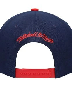New Jersey Nets Mitchell & Ness NBA Snapback Hat 2Tone Hardwood Cap Brooklyn