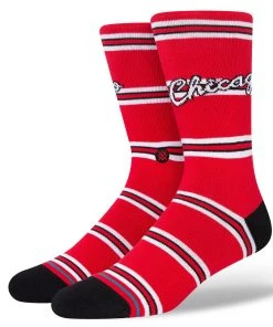 Chicago Bulls Stance NBA HWC Hardwood Classics Crew Socks Large Men 9-13 Jordan