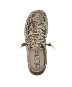 Hey Dude Wendy Ranch Sand Lightweight Casual Comfortable Slip On Women's Shoes