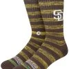 2022 San Diego Padres SD Stance MLB Twist Baseball Socks Large Men's 9-13