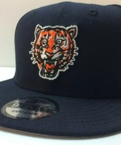 Detroit Tigers New Era 9FIFTY MLB Cooperstown Snapback Hat Cap 950 Retro Navy