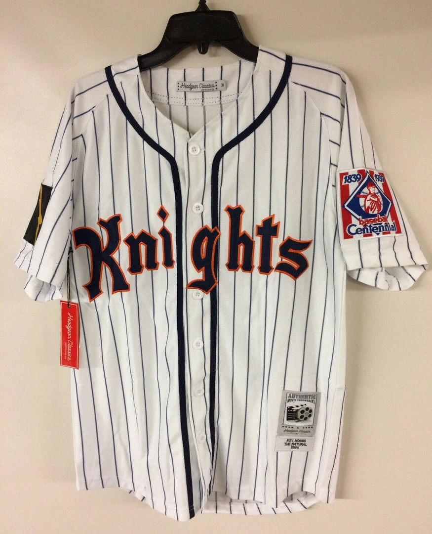 Headgear Classics Roy Hobbs New York Knights The Natural Movie Authentic Baseball Jersey 3 Headgear Classics Roy Hobbs New York Knights The Natural Movie Authentic Baseball Jersey