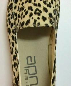 Hey Dude Wendy Lena Leopard Angora Women's Lightweight Slip On Casual Shoes Hey Dude Shoes