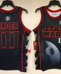 Darth Vader Star Wars Headgear Classics Authentic Basketball Jersey Film Galaxy