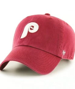 ’47 Philadelphia Phillies P '47 Brand MLB Clean Up Adjustable Strapback Hat Dad Cap