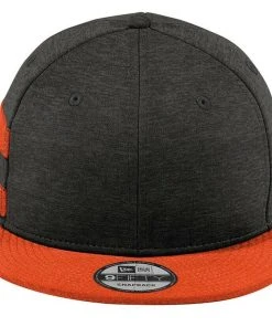 New Era 9FIFTY Shadow Heather Striped Flat Brim Snapback Hat Cap - Blank 950