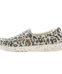 Hey Dude Wendy Hey Dude Women's Wendy Misty Woven Cheetah Grey Shoes Slip On Comfortable Casual 8 Hey Dude Wendy Hey Dude Women's Wendy Misty Woven Cheetah Grey Shoes Slip On Comfortable Casual