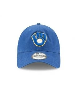 2022 Milwaukee Brewers New Era MLB 9TWENTY Adjustable Strapback Hat Dad Cap