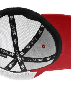 New Era 39THIRTY Mesh Back Flex Stretch Hat Blank Cap - Black, White, Navy, Red
