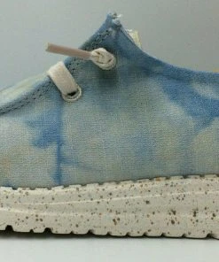 Hey Dude Wendy Tie Dye Dawn Blue Women's Lightweight Slip On Casual Shoes 8 Hey Dude Wendy Tie Dye Dawn Blue Women's Lightweight Slip On Casual Shoes