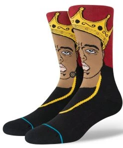 The Notorious B.I.G. Stance Socks Large Men's 9-13 Crew Socks Biggie Hip Hop Rap